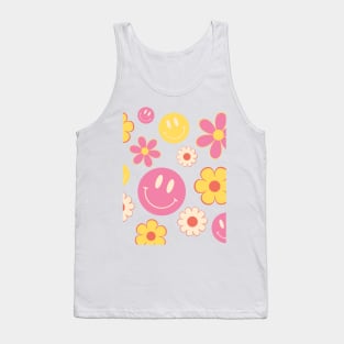 flower groovy pattern Tank Top